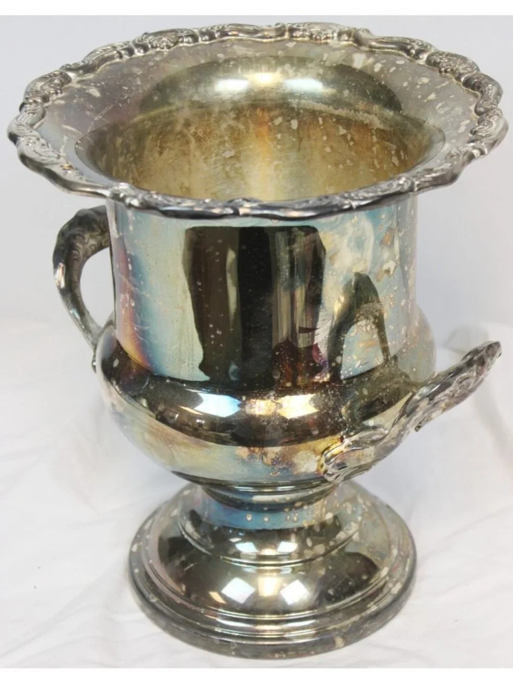 Gorham Silver Plate EP Wine Caddy Ice Champagne Bucket Trophy Style Formal 10.5